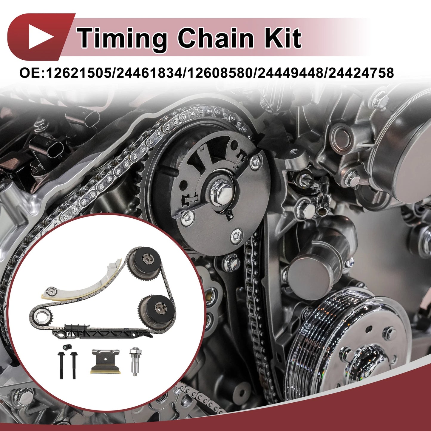 Timing Chain Kit No. 24461834 for Buick Verano, LaCrosse, Regal (2012–2017)