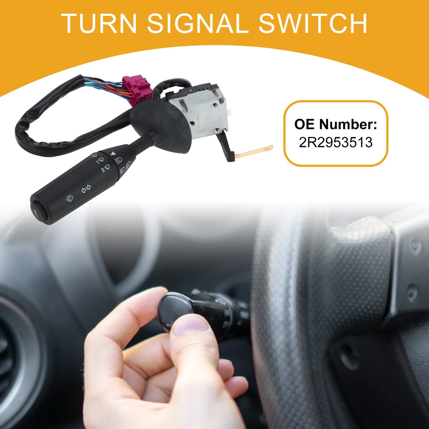 Steering Column Turn Signal Switch Lever for Volkswagen Truck Constellation