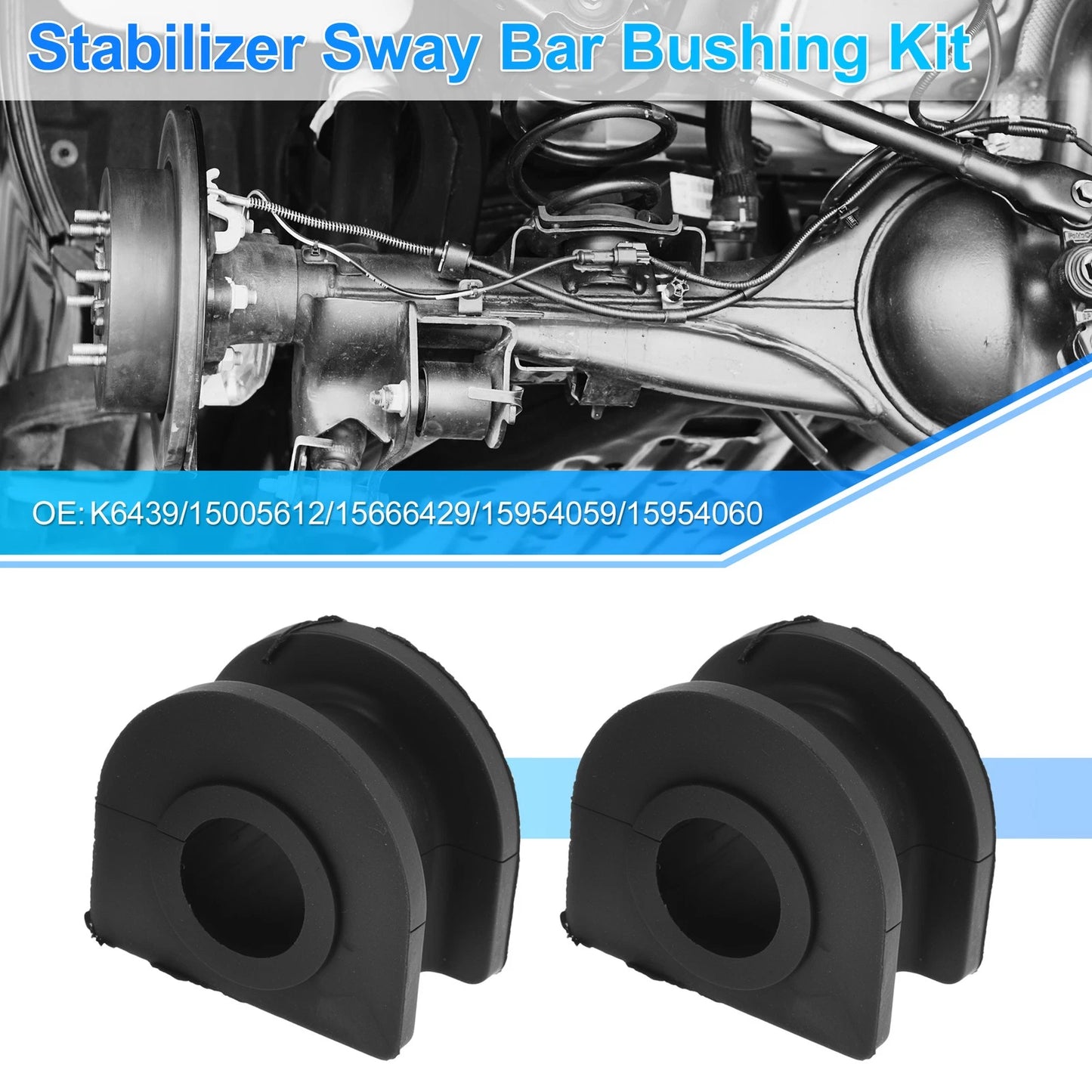 K6439 Sway Bar Bushing Kit for Chevrolet S10 RWD (1982–2003)