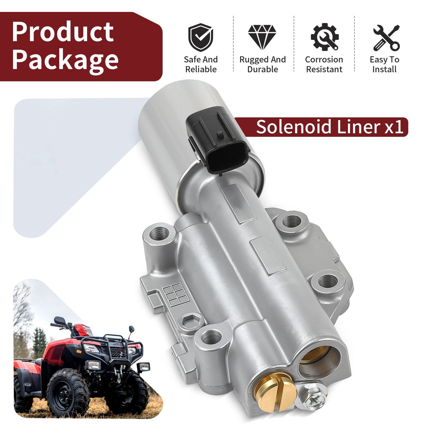 Solenoid Liner for Honda Rancher 420 4x4 TRX420FA (2009–2019)