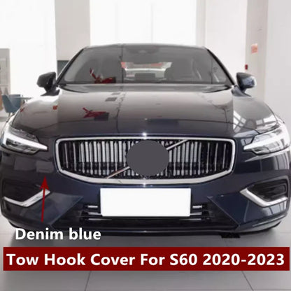 Front Rear Bumper Tow Hook Eye Cap Cover for Volvo S60 V60 (2011-2023)