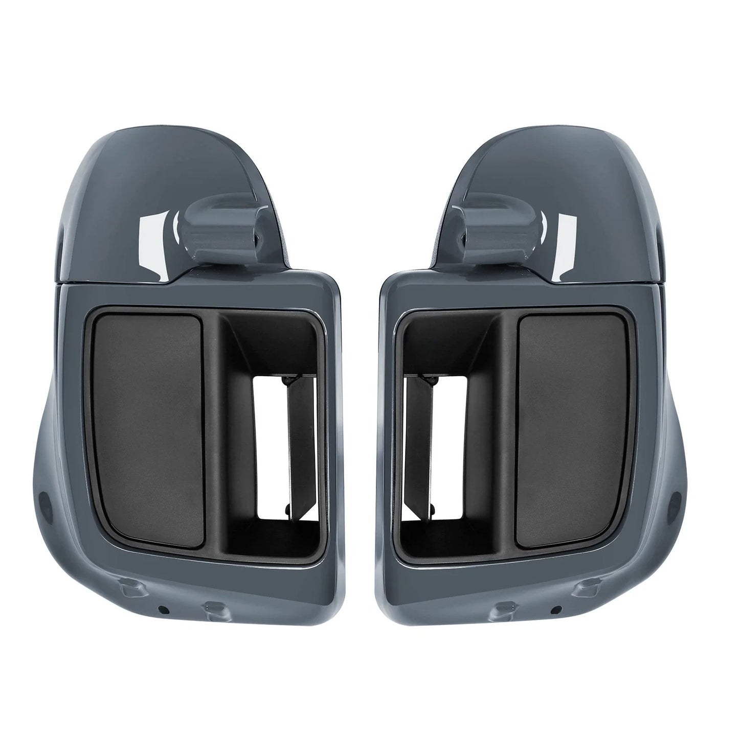 Lower Vented Fairings for Harley Touring 2014-2023 Gunship Gray