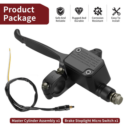 Master Cylinder & Switch for Ski-Doo Formula 380 500 583 600 670 700 800 (1996–2003)