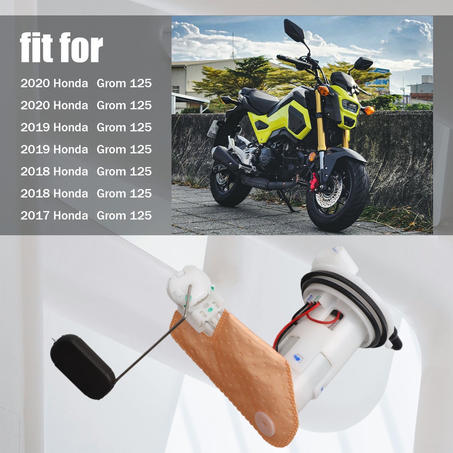 Fuel Pump Assembly for Grom 125 (2017–2020)
