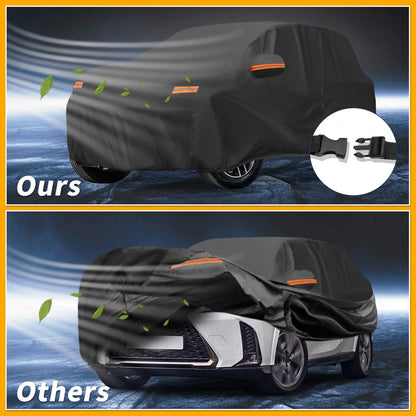 Waterproof All Weather Car Cover for Lexus UX (2019-2023) - Black 190T-PU