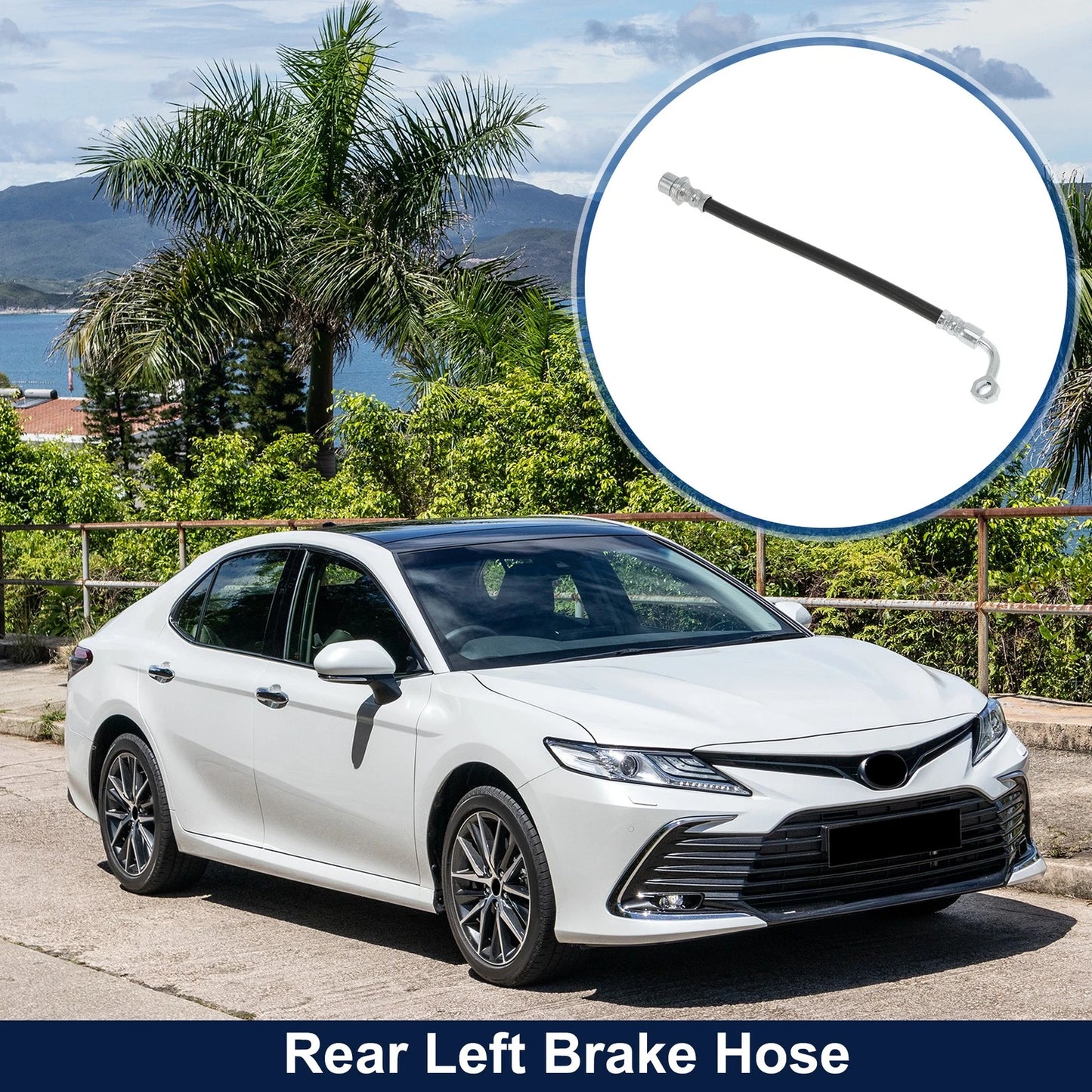 Rear Left Brake Hose for Toyota Camry (2007–2011) No. 9094702F24