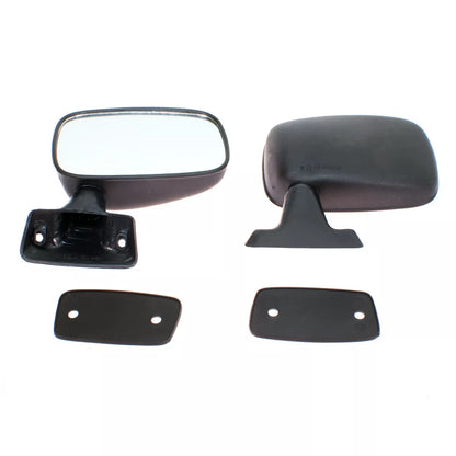 Black Door Mirrors for Toyota Hilux 1978-1984