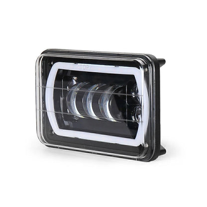 4x 6" H4 RGB Headlights for Ford Chevrolet Silverado