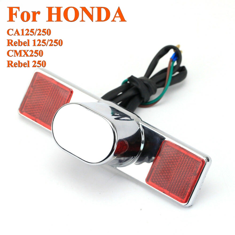 Rear License Plate Light for Honda Rebel 125/250 (1985–2023)