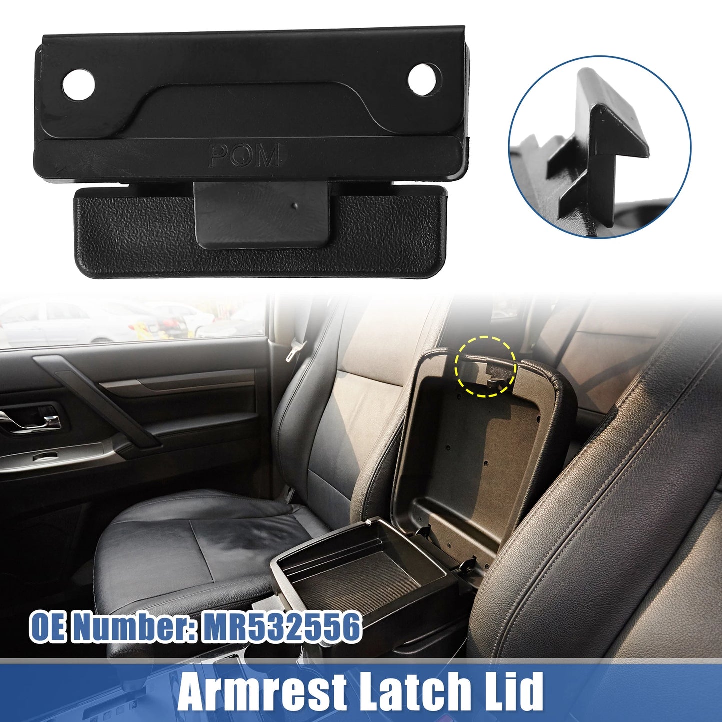 Armrest Latch Lid for Mitsubishi Pajero Montero (MR532556)
