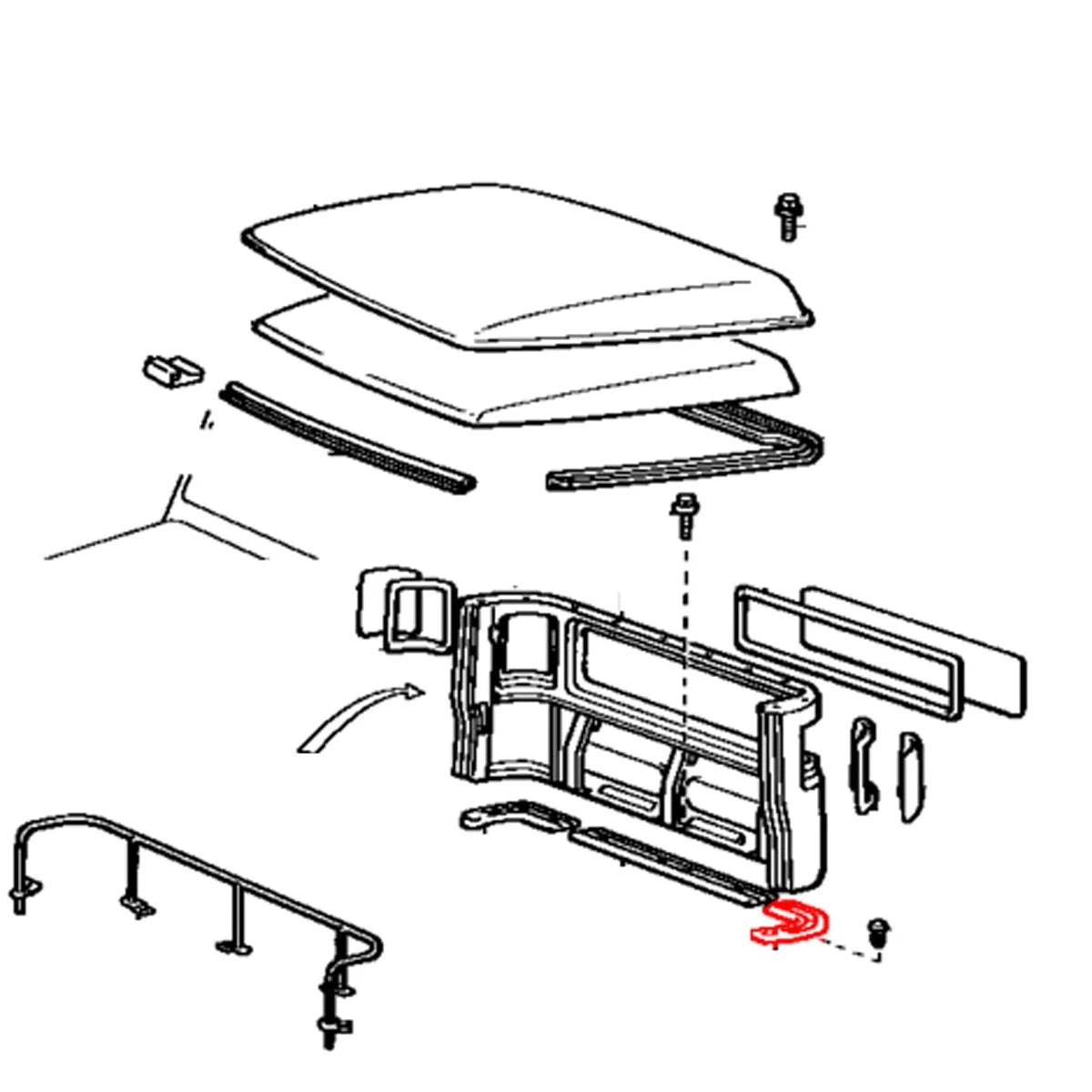 Rear Panel for Toyota Land Cruiser Pickup BJ45 FJ45 HJ45 (1975–1986)