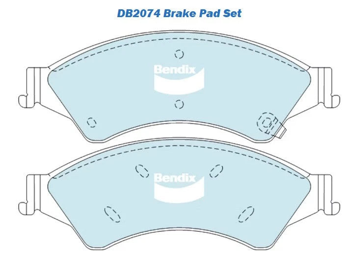 Front Brake Pads and Rotors for Ford Ranger (2011–2023) Mazda BT50 (2011–2023)