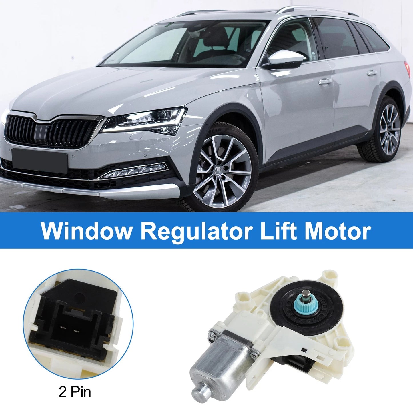 Power Window Regulator Lift Motor No.8KD959802B for Skoda Superb II (2009–2015)
