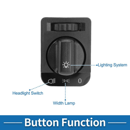 Headlight Switch for Mercedes-Benz W124 W126 (No.1240126/90213283)
