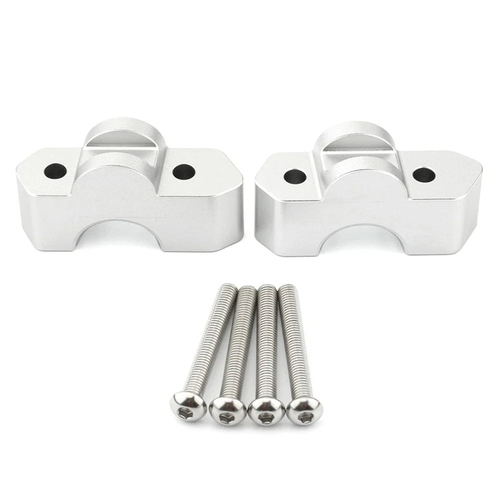 Handlebar Riser Clamp for BMW R 1300 GS (2023-2024) Silver