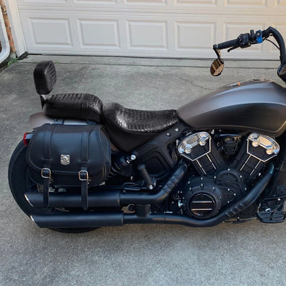 Driver Passenger Backrest Seats for Indian Scout Bobber (2018-2023)