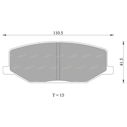 2 Front Disc Rotors + Brake Pads for Suzuki Sierra 4x4 (1983–1995)