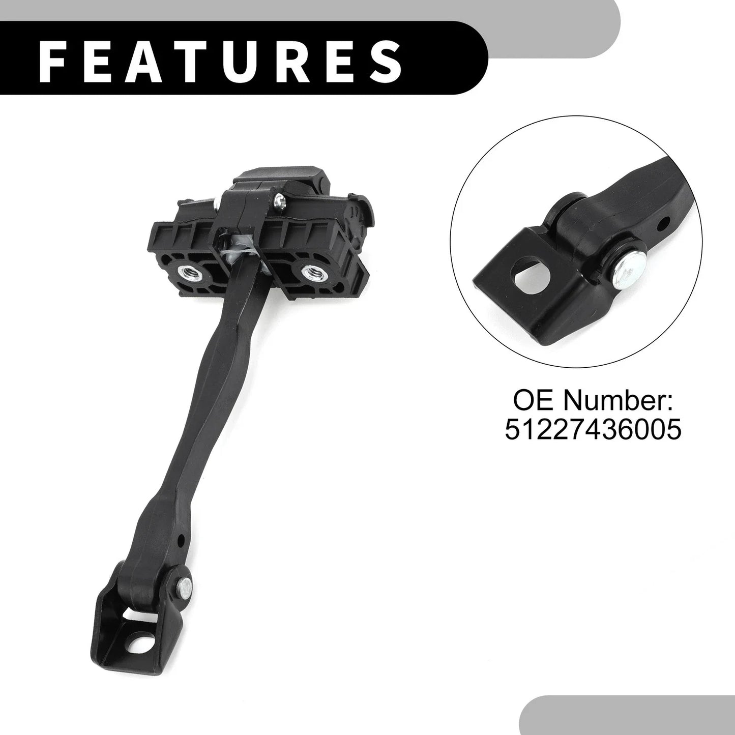 Door Check Strap Stopper Limiter for BMW X1 F49 X1 (2016)