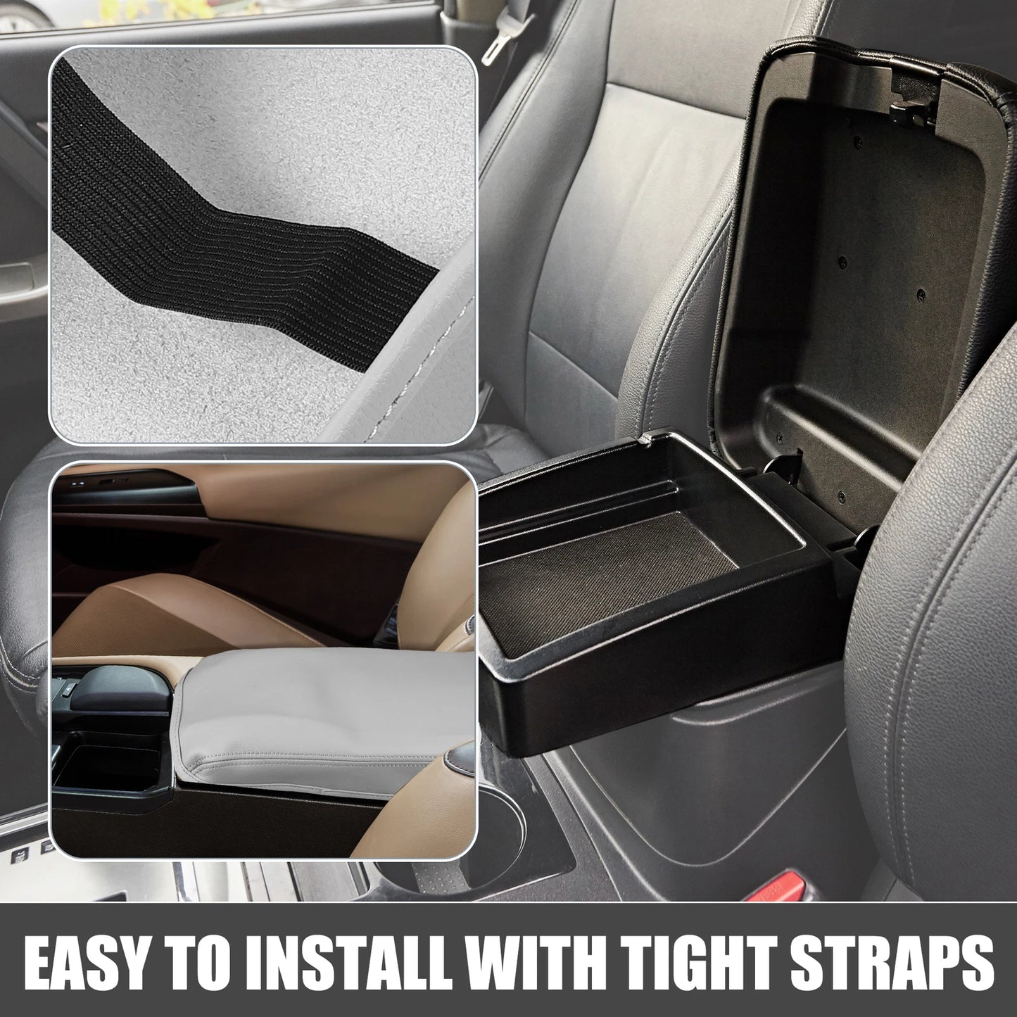 Center Console Pad Armrest Cover for Lexus ES330 (2005–2009) Gray