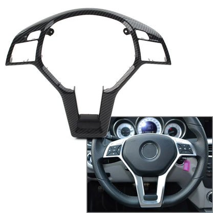Carbon Steering Wheel Trim Cover for Mercedes Benz CLA/SLK (2013-2020)