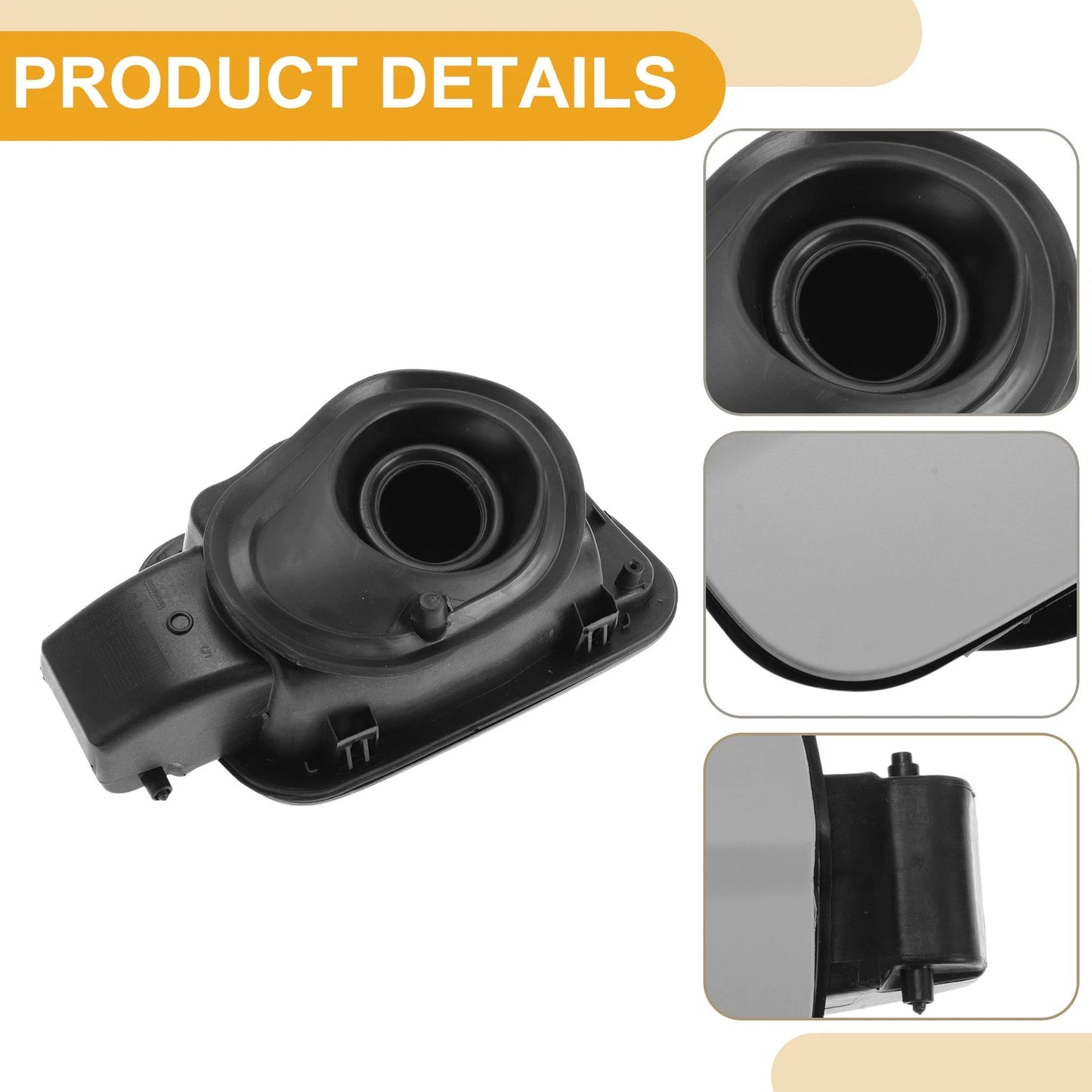 Fuel Tank Door Cap for Audi A6 C7 (2012–2018) No. 4GD809907A Primer ABS
