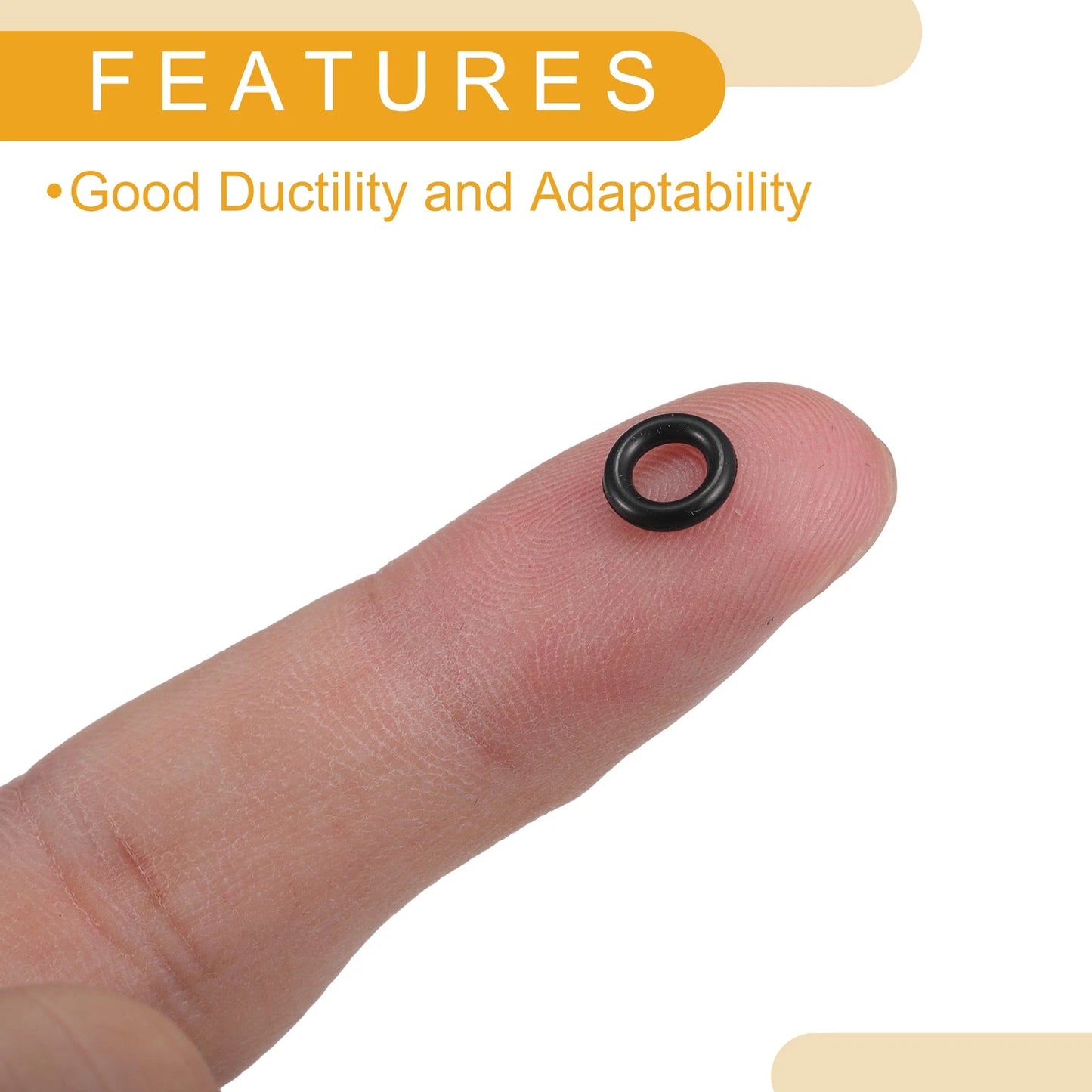 50pcs NBR Rubber O Ring Seal Gasket for Cars Trucks (Universal) 4mm ID x 1.5mm CS