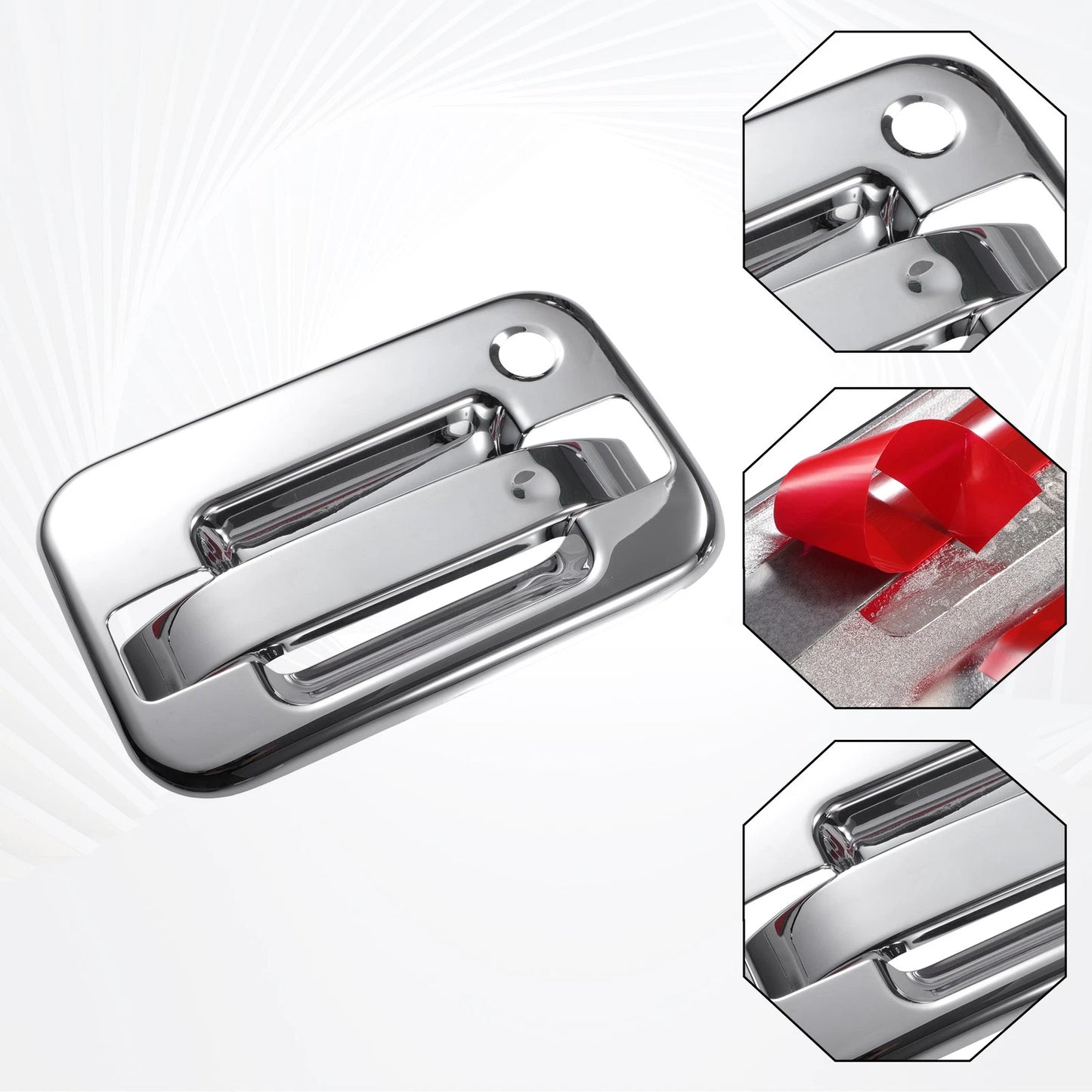 Set of 4 Exterior Door Handle Covers for Ford F-150 (2015–2023)