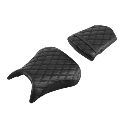 Black Driver & Passenger Seats for Yamaha YZF R1 (2000-2001)