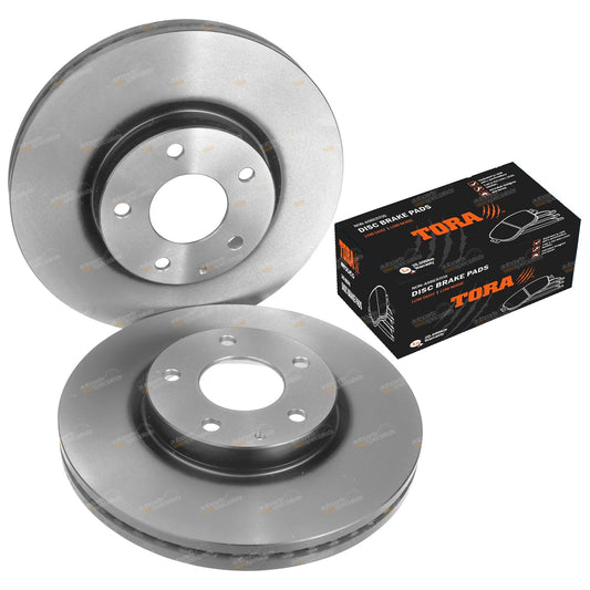 Front Disc Brake Rotors and Pads Kit for Mazda 6 (2012–2019)
