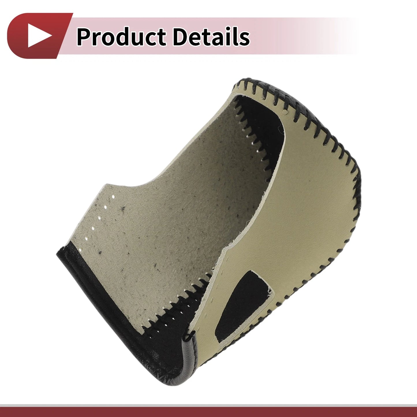 Gear Shift Knob Cover for Nissan Murano (2009–2013) Black Beige