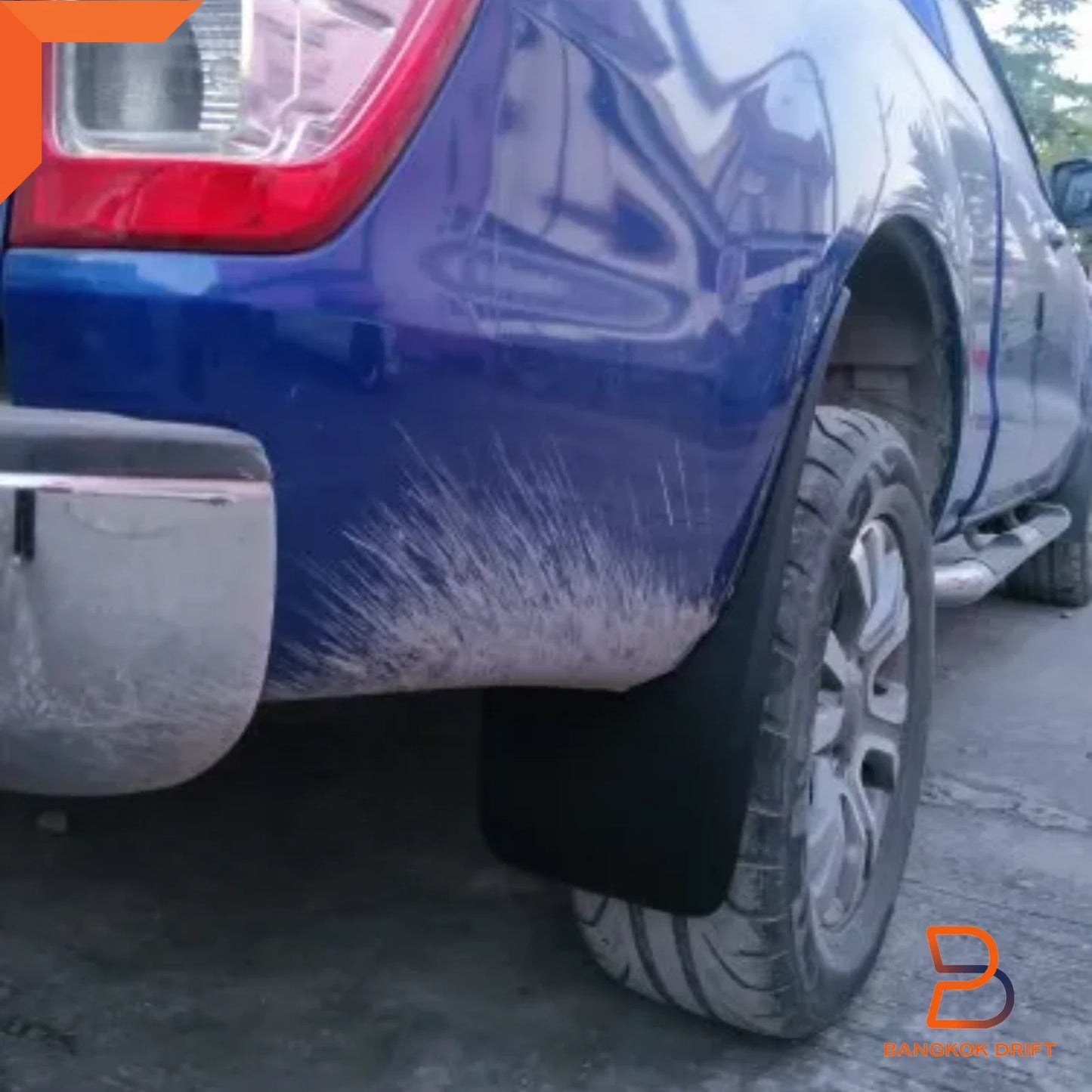Rear Mud Flap Splash Guard Rubber for Ford Ranger Ute (2012-2018)