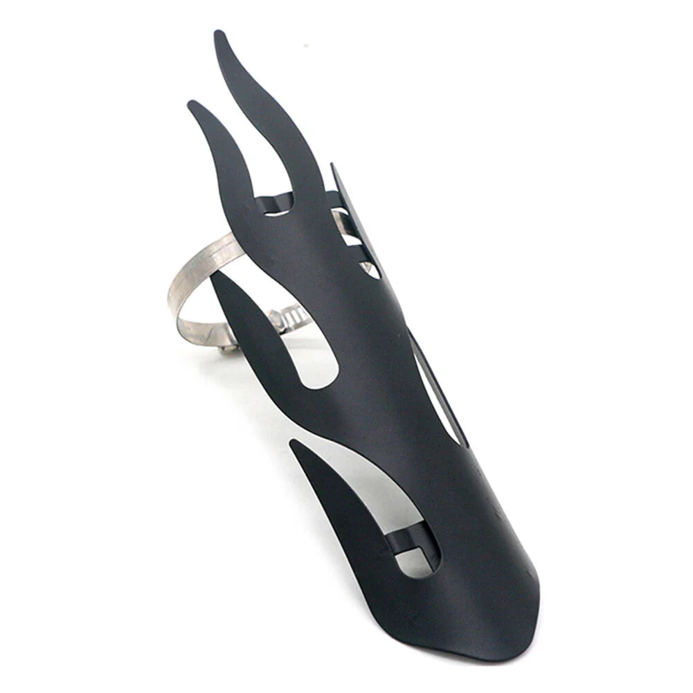 Universal Motorcycle Exhaust Muffler Pipe Heat Shield Cover Heel Guard