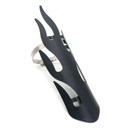 Universal Motorcycle Exhaust Muffler Pipe Heat Shield Cover Heel Guard