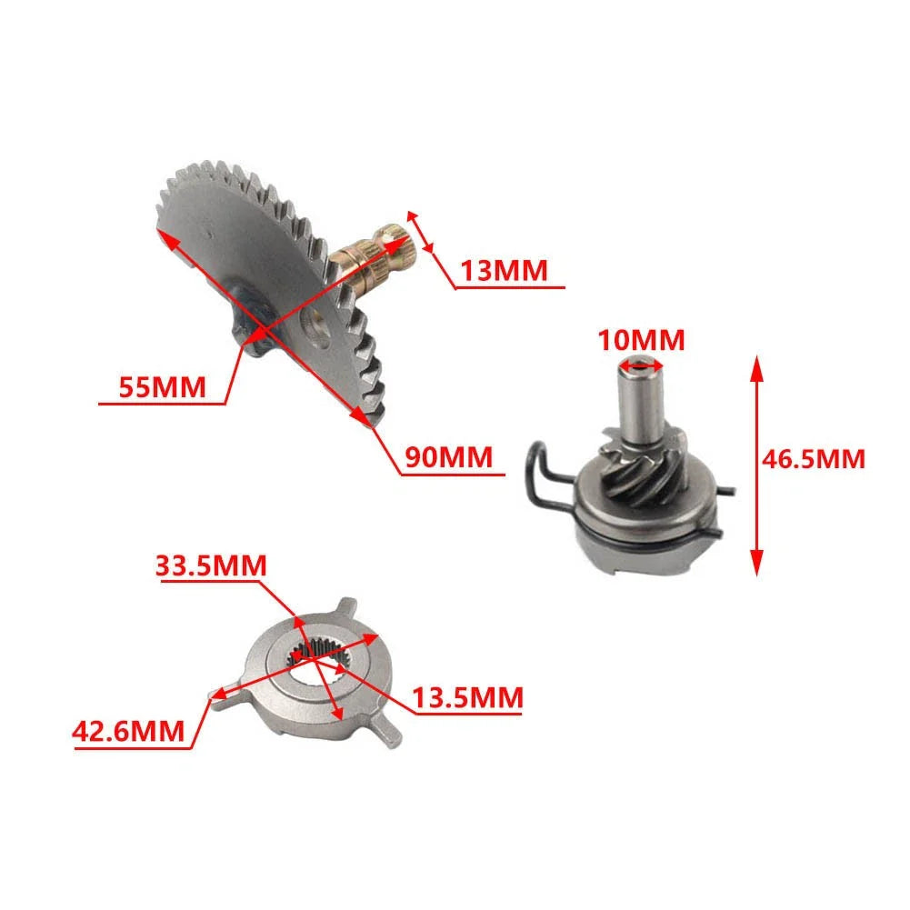 Kick Start Kit Gear Shaft Spring Pinion for GY6 50CC 139QMB Scooter ATV