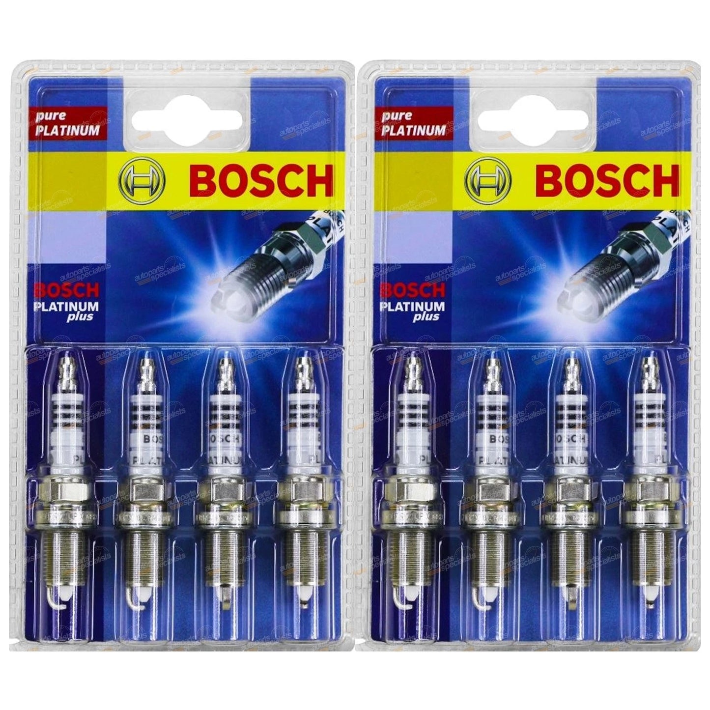Set of 8 Platinum Spark Plugs for Mercedes S430 (1999–2004)
