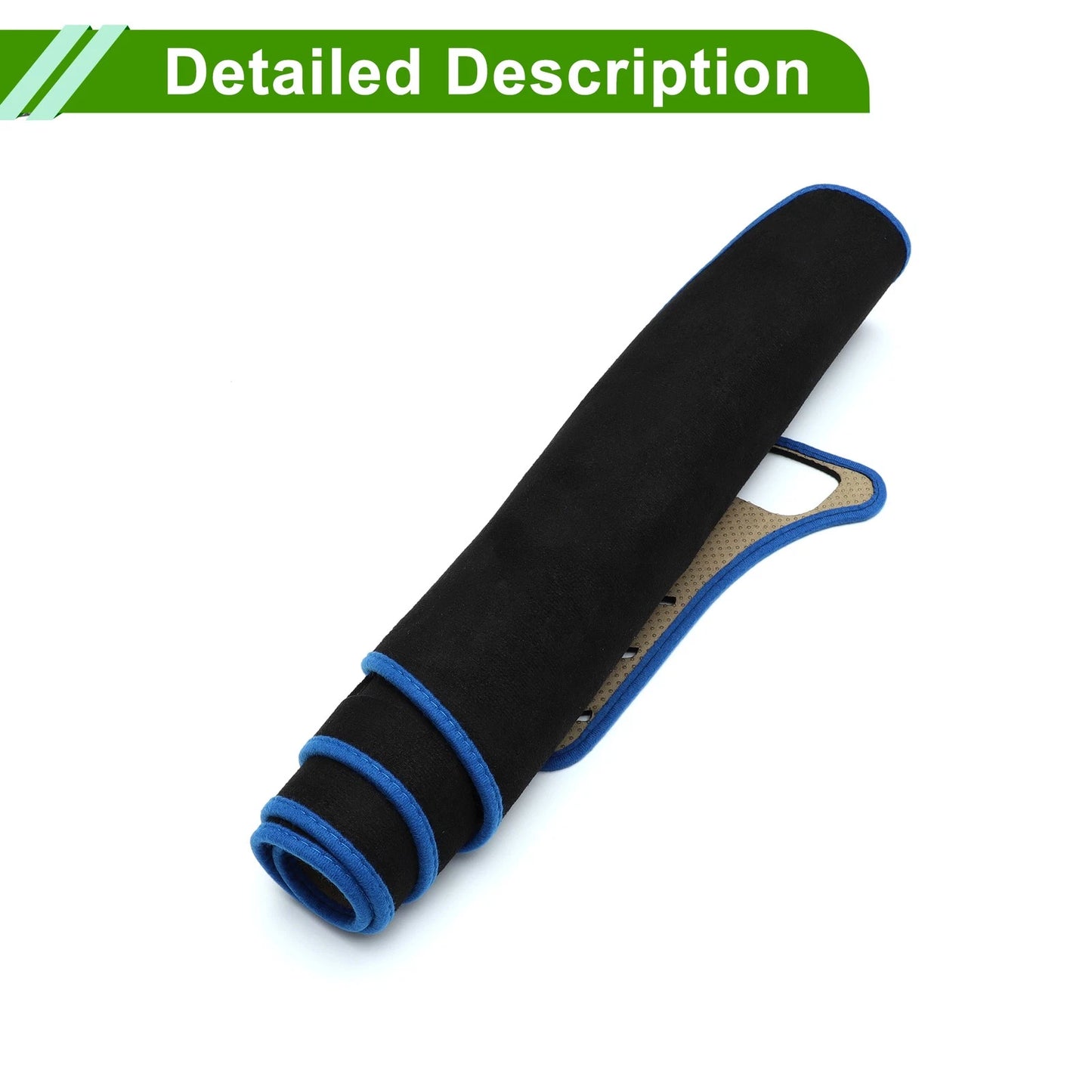 Dashboard Cover Mat for Lexus UX250H (2019–2020) Sun Protector Black Blue