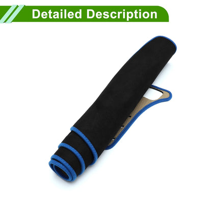 Dashboard Cover Mat for Lexus UX250H (2019–2020) Sun Protector Black Blue