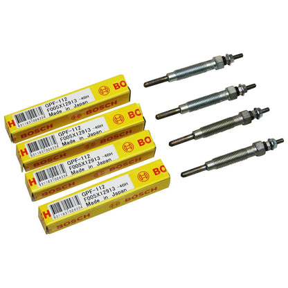 Set of 4 Diesel Glow Plugs for Mitsubishi Pajero (1983–1986)