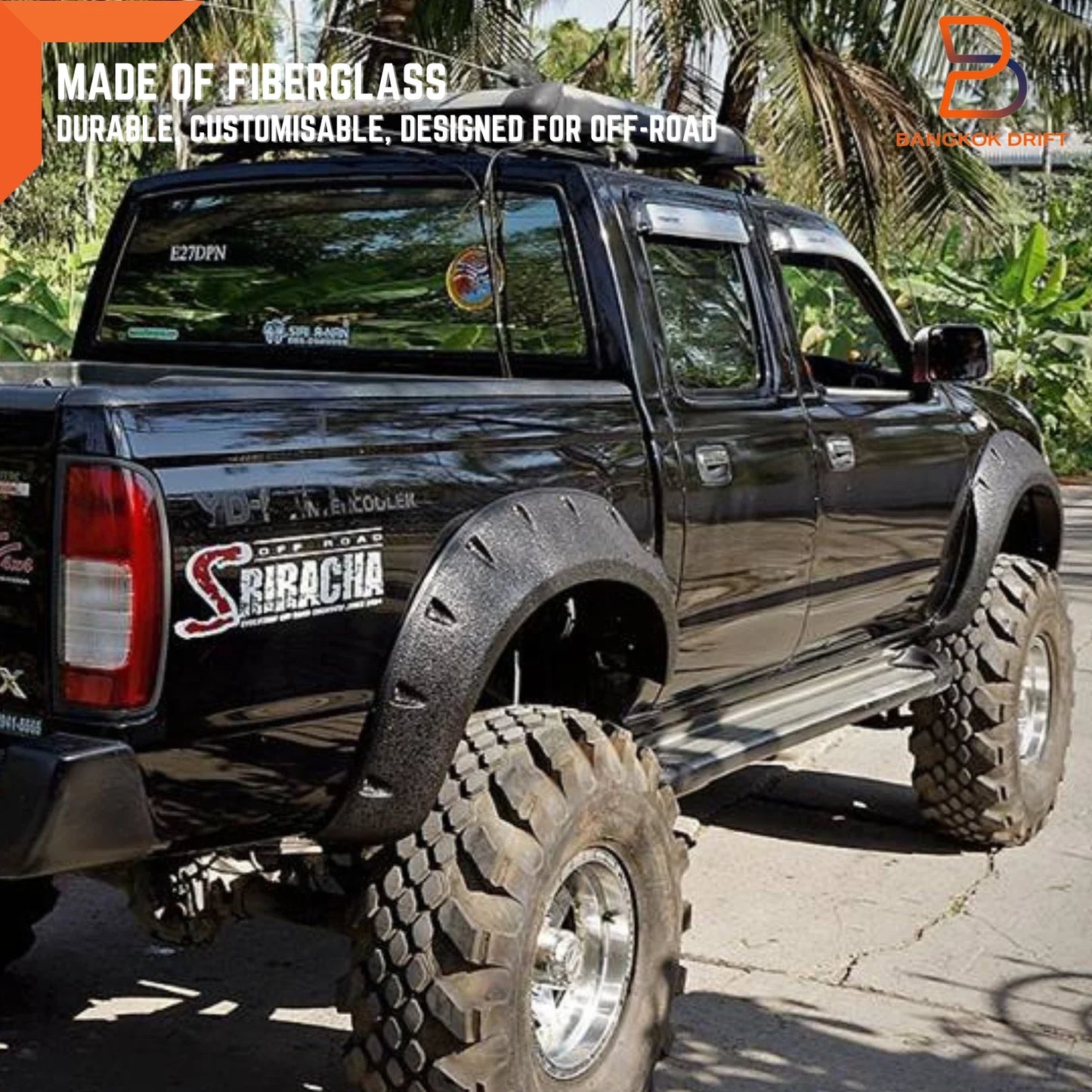 Off Road Jungle Fender Flare Wheel Arch for Nissan Navara D22 (1997-2005)