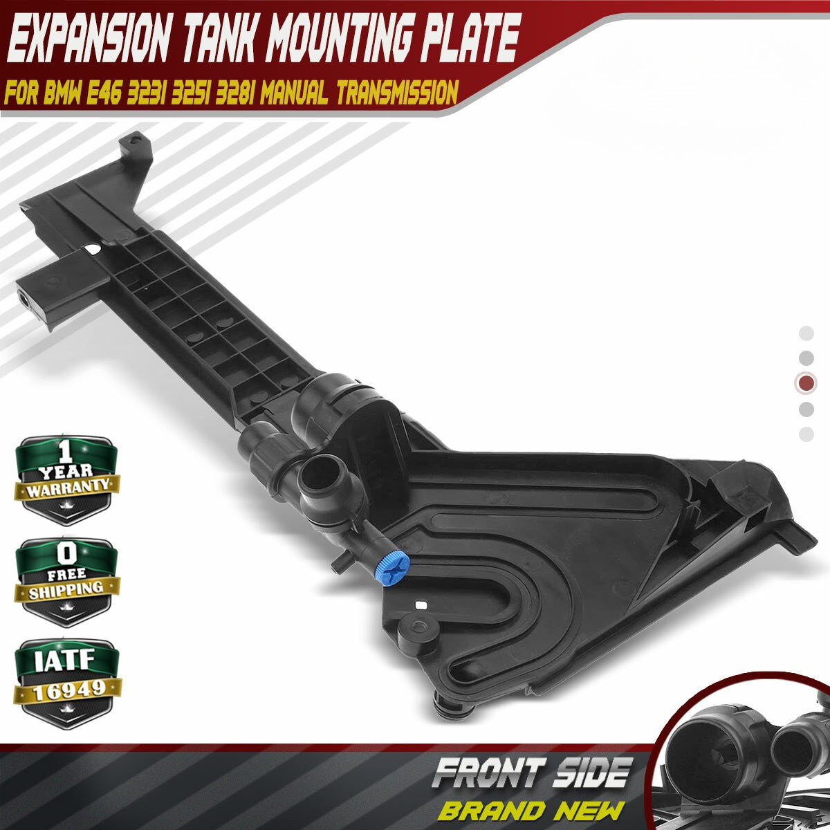 Radiator Expansion Tank Mounting Plate for BMW E46 328i 323i 325i (1998–2006)