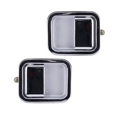 Set of 2 Chrome Outer Door Handles for Jeep Wrangler TJ (1996–2007)