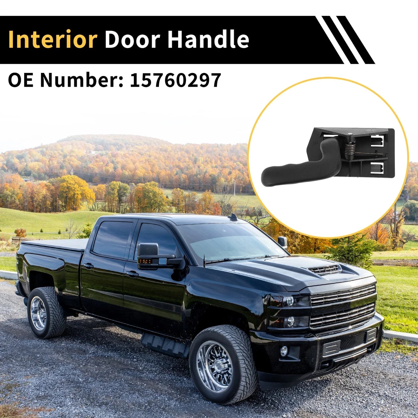 Interior Door Handle for Chevrolet Silverado 2500 (2007-2014)