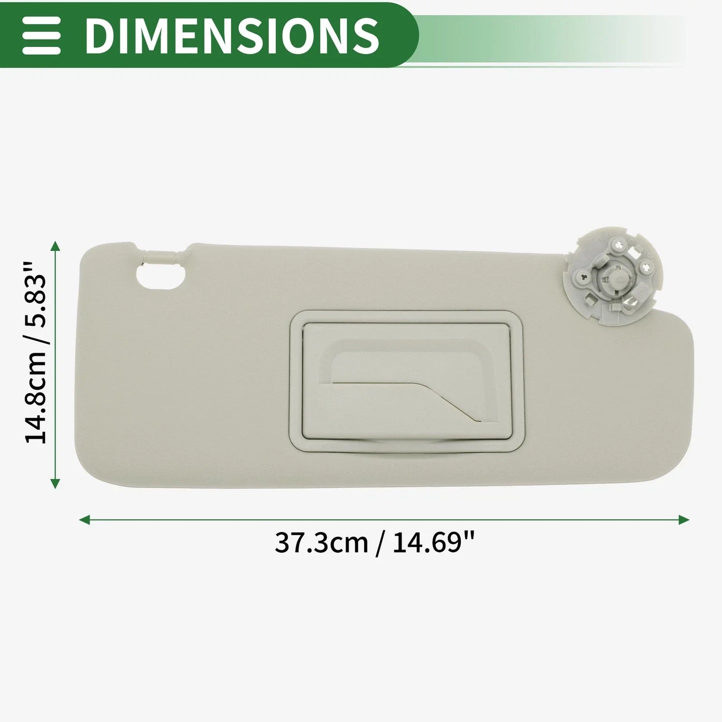 Right Car Sun Visor for Chevrolet Cruze 2011-2016 with Mirror