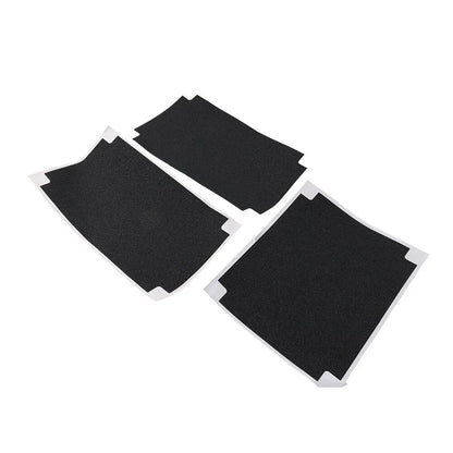 3 x PVC Leather Side Top Rear Case Pad Covers for BMW R1200GS R1250GS (2013-2023)