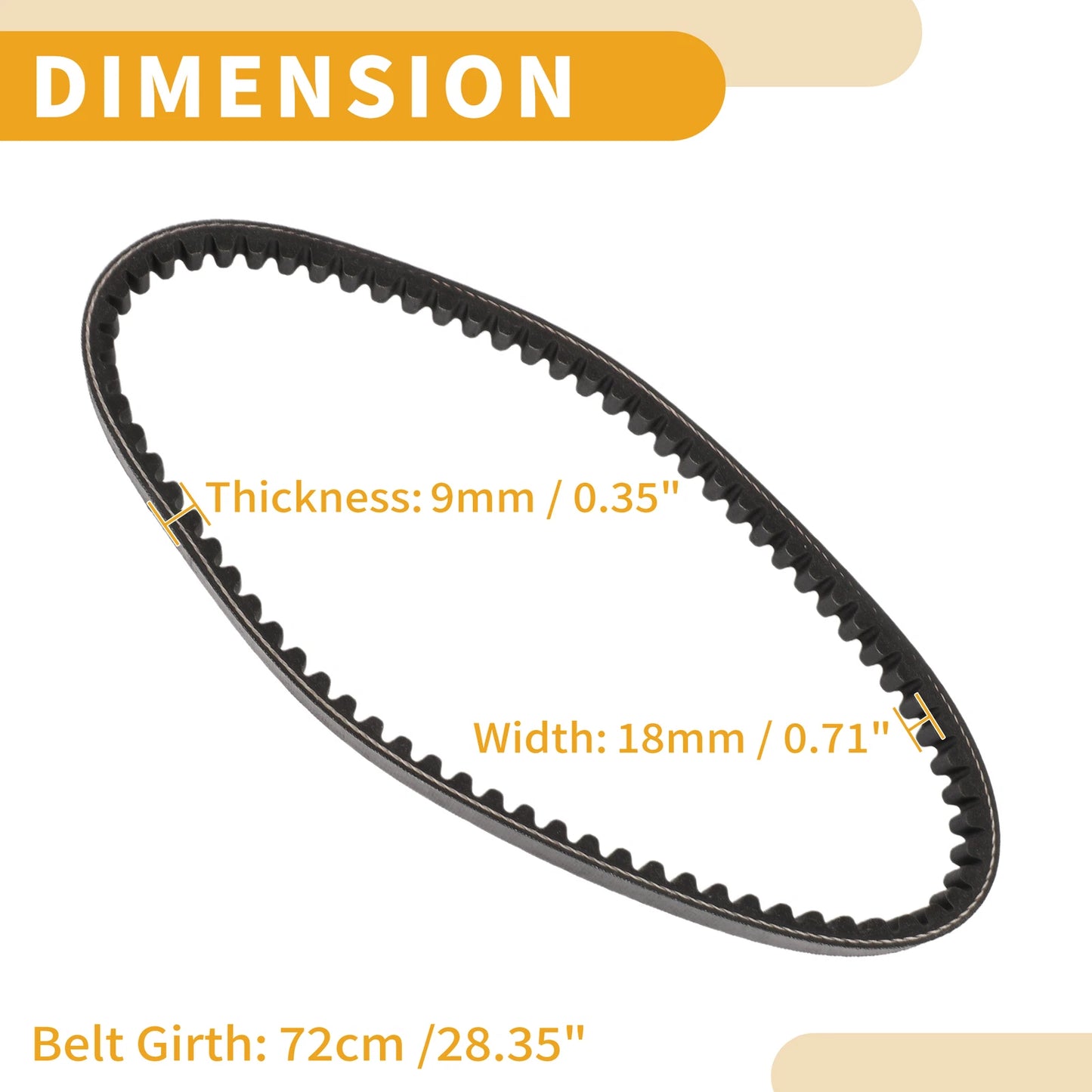 V-Belt No.478954 for Piaggio Vespa ET2 50 80 100 cc (1996–2005)