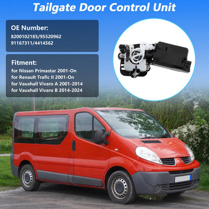 Tailgate Lock Actuator No.8200102185 for Vauxhall Vivaro A B, Renault Trafic