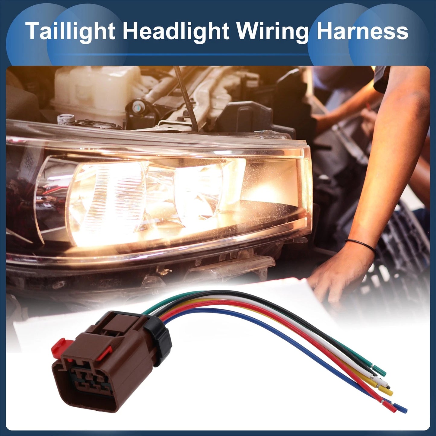 Headlight Wiring Harness Assembly No.5013984AA for Jeep Grand Cherokee (2005–2010)