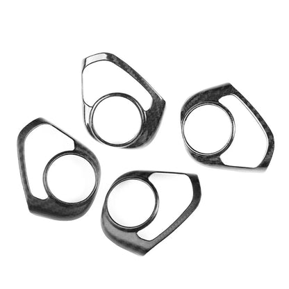 Dry Carbon Fiber Steering Wheel Button Cover Trim for Toyota GR86, Subaru BRZ (2022–2023)