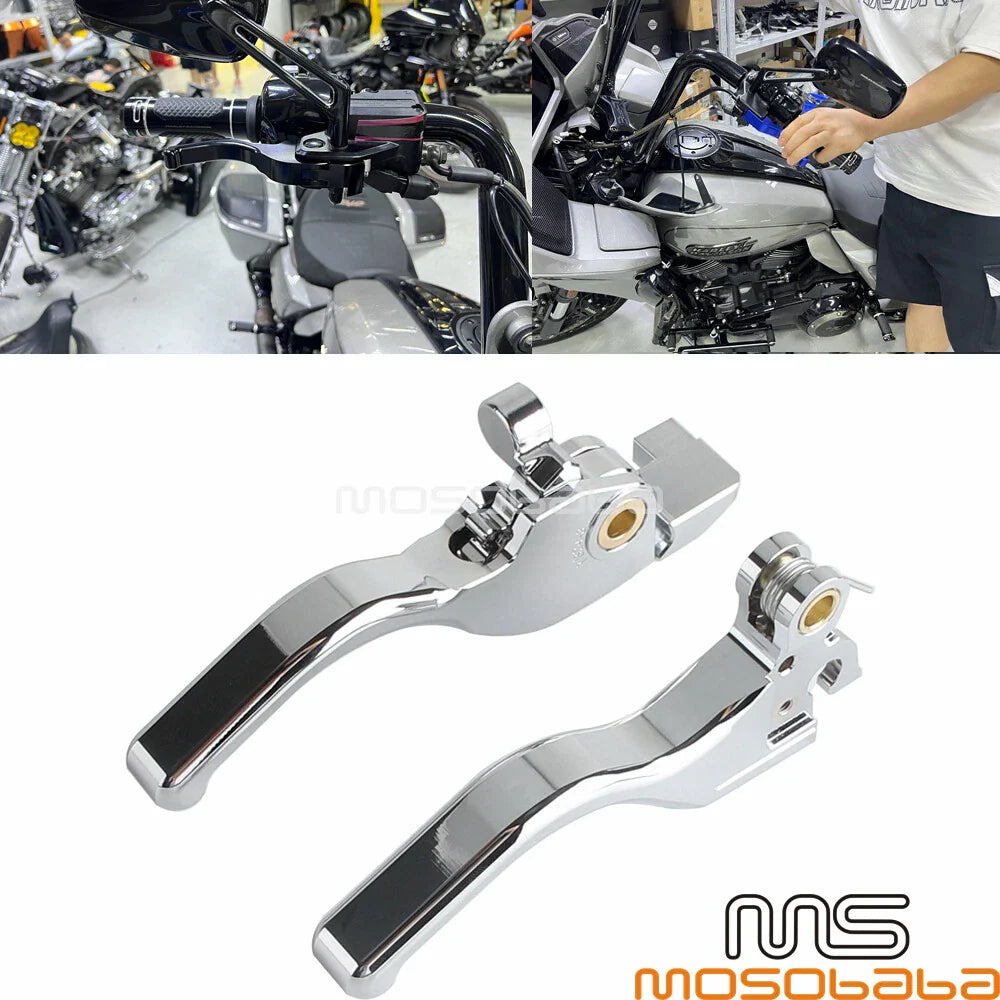 Adjustable Brake Clutch Lever for Harley Touring Street Glide Road Glide (24)