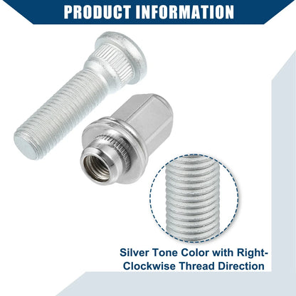 M12-1.5 Wheel Lug Stud Bolts 2 x for Toyota Lexus Scion (2000-2023)